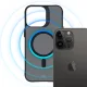 3mk iPhone 15 Pro vāciņš Smoke MagCase, puscaurspīdīgs