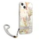 Guess Flower Strap vāciņš iPhone 13 mini, violets