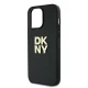 DKNY iPhone 14 Pro Max vāciņš Wrist Strap Stock Logo, melns