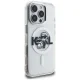 Karl Lagerfeld IML Glitter Karl & Choupette MagSafe vāciņš iPhone 16 Pro, caurspīdīgs