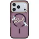Karl Lagerfeld Script Logo MagSafe vāciņš iPhone 18 Pro Max / 17 Pro Max, bordo