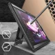 Supcase Unicorn Beetle Pro aizsargvāciņš Samsung Galaxy Tab A9+ 11.0 X210/X215/X216, melns