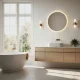 ModernHome apaļš LED vannas istabas spogulis 60 cm