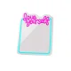 Forever Light FMNE01 LOVE YOURSELF LED neona spogulis, zils/rozā