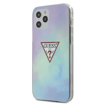 Guess iPhone 12 Pro Max vāciņš Tie & Dye Collection, zils