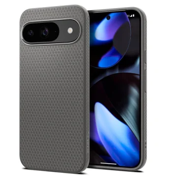Google Pixel 9 / 9 Pro Spigen Liquid Air Case Cover, Gray | Telefona Vāciņš Maciņš Maks Apvalks Bampers