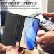 Nothing Phone (3a) RINACASIS Leather Book Cover Case, Black | Telefona Vāciņš Maciņš Apvalks Grāmatiņa