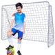Bakalu liela metāla futbola vārtu komplekts ar tīklu, 213x150x90 cm