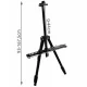 Molberts Mākslinieku Statīvs Zīmēšanai Gleznošanai un Izstādei ar Somu | Art Easel Stand for Painting and Display