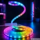 RGB LED neona lente 10m, Bluetooth, USB, ar pulti