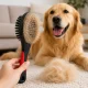 Divpusēja birste suņu un kaķu apmatojumam