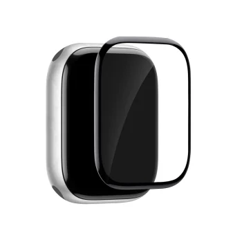 Aizsargplēve Puro Flexible Shield priekš Apple Watch 10/11 46mm ar aplikatoru, melna