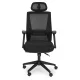 ModernHome ergonomisks biroja krēsls, melns