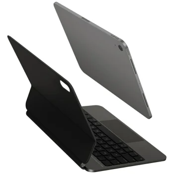 Uniq Venno Pro magnētiskais vāciņš ar tastatūru iPad 11" A16 (2025) / 10.9" (2022), Melns