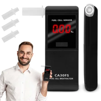 K-Pro CA-30FS elektroķīmiskais alkometrs + 3 iemuši