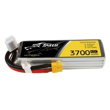 Tattu 3700mAh 14.8V 45C 4S1P LiPo akumulators