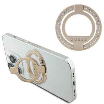 Guess MagSafe Gredzenu statīvs GUMRSALDGD zelta/zelta Rhinestone | Ring stand gold/gold