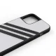 Adidas OR Moulded Case PU telefona vāciņš priekš iPhone 12 Pro Max, White/Black