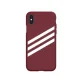 Adidas OR Molded PU Suede vāciņš Apple iPhone X / XS Burgundijas