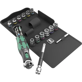 Instrumentu komplekts Wera 8009 Zyklop Pocket Set 3, 27 gab.