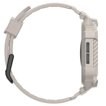 Spigen Rugged Armor Pro siksniņa ar aizsargietvaru Apple Watch 42 mm, bēša