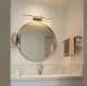 LED sienas lampa gaisma virs vannas istabas spoguļa 40cm, Melns | Over the Mirror Lamp Light for Bathroom