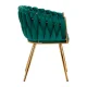 Elegants samta salona krēsls 4Rico QS-GW06G, zaļš