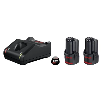 Bosch 2x GBA 12V 3.0Ah Akumulatori un GAL 12V-40 Lādētājs
