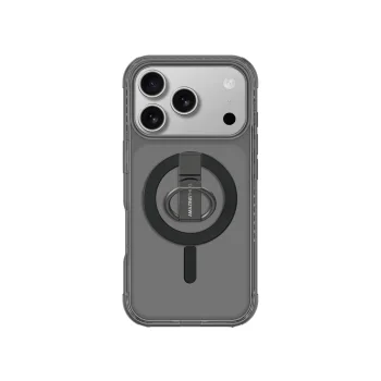 AmazingThing Titan Pro Grip Ring Set vāciņš iPhone 17 Pro ar MagSafe, melns