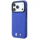 BMW M Carbon Printed Ring MagSafe vāciņš iPhone 17 Pro Max / 18 Pro Max, zils