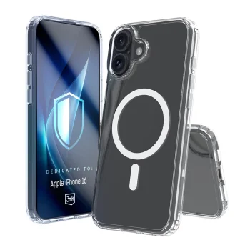3mk Armor MagCase vāciņš Apple iPhone 16 caurspīdīgs