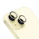 3Mk Lens Protection Pro Apple iPhone 15 kameras aizsargstikls, dzeltens