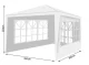 Dārza paviljons 4 sienas 3x3 m balts P12875 | Garden pavilion walls 3x3m white