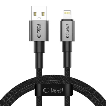 Tech-Protect UltraBoost DNA USB-A uz Lightning kabelis 100 cm pelēks