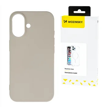 Wozinsky Silicone Case silikona vāciņš telefonam Samsung Galaxy S24 FE, bēšs