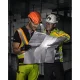 Aizsargbrilles uvex i-works, caurspīdīgas lēcas, antracīta un zila
