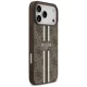 Guess 4G Printed Stripes MagSafe vāciņš iPhone 17 Pro Max, brūns