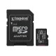 Atmiņas karte Kingston Canvas Select Plus G3 microSDXC 64 GB 100 MB/s ar adapteri