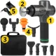 Masāžas pistole 4FIZJO Massage Gun-Ultra, 100 W, ar 9 uzgaļiem