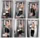 4FIZJO PRO Regulējams pievilkšanās stienis, kāts, stanga durvju ailei, 72-100 cm | Doorway Pull-Up Bar