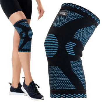 4Fizjo 904 elastīga ceļgala ortoze, XXL, zila