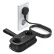 Orico AP3 65W GaN 6in1 pagarinātājs 2x AC, 2x USB-A, 2x USB-C, melns