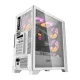 Darkflash DRX70 MESH datora korpuss ar 4 RGB ventilatoriem, balts