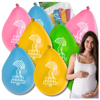 Baby Shower baloni bērna gaidīšanas svētkiem, 30 cm, 8 gab.