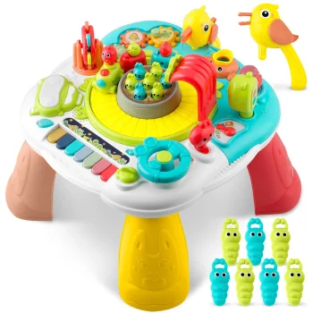 Ricokids RK-821 2-in-1 izglītojošais galds un rotaļu tāfele