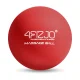Masāžas bumba 4FIZJO Lacrosse Massage Ball, 6,25 cm, sarkana