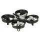 JJRC H36 Mini RC drons ar 6 asu žiroskopu un LED, melns