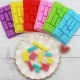 Silikona Forma Veidne LEGO Klucīšu Formā Šokolādei, Ledum un Cepšanai | Silicone Mold in the Shape of LEGO Bricks