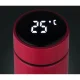 Viedais Termoss Termokrūze ar LCD Displeju un Temperatūras Sensoru - 500ml, Sarkans | Smart Thermal Mug Bottle...