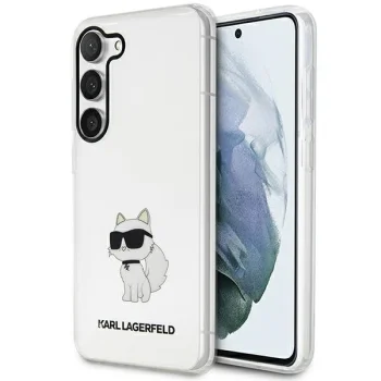 Karl Lagerfeld Samsung Galaxy S23 caurspīdīgs vāciņš KLHCS23SHNCHTCT